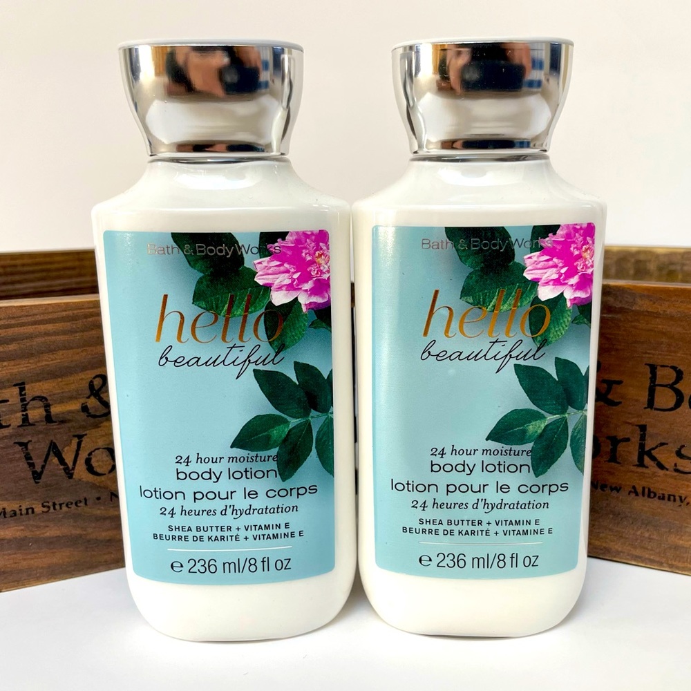 Bath & Body Work Hello Beautiful Body Lotion x 2 NEW